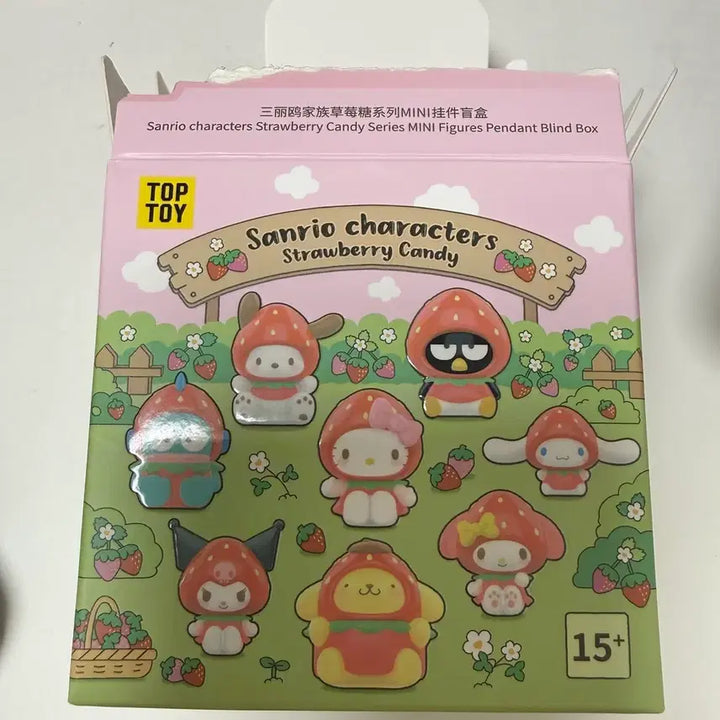 [BUNJANG] TOP TOY Sanrio Hangyodon Strawberry Series Acrylic Charm / TOP TOY 탑토이 산리오 딸기 시리즈 한교동 키링