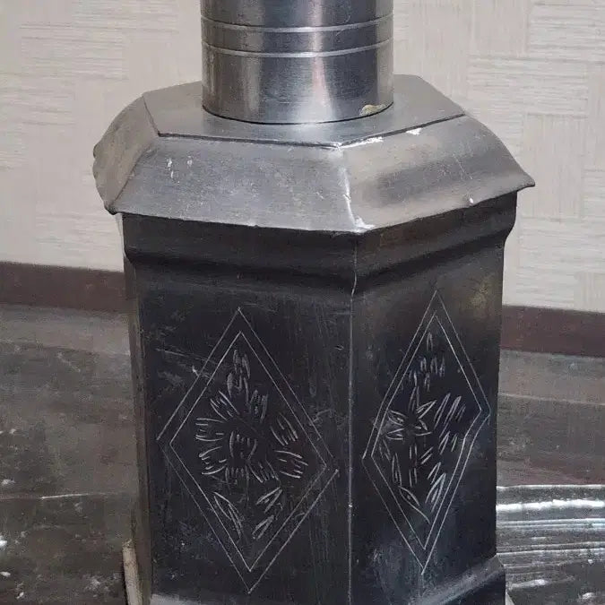 [BUNJANG] Hexagonal Pewter Tea Canister / 육각 주석차통