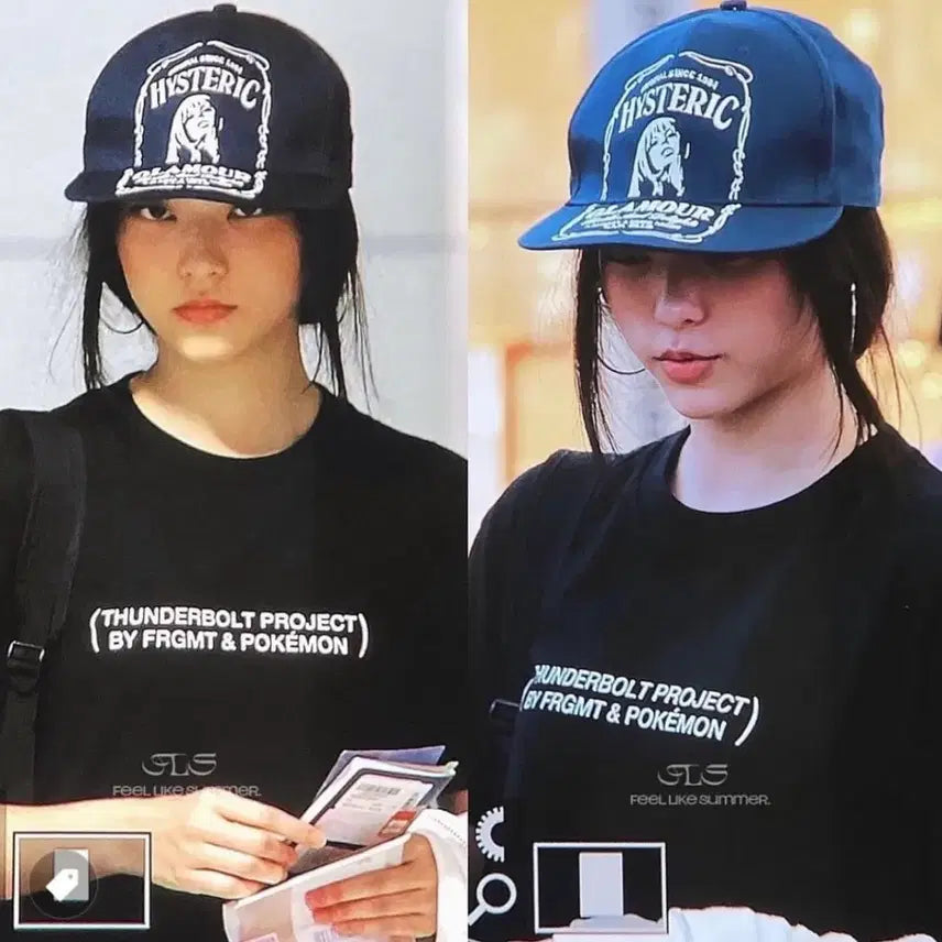 [BUNJANG] Hysteric Glamour Whiskey Embroidery Cap Navy / 히스테릭글래머 HYS 위스키 자수 캡 모자 네이비