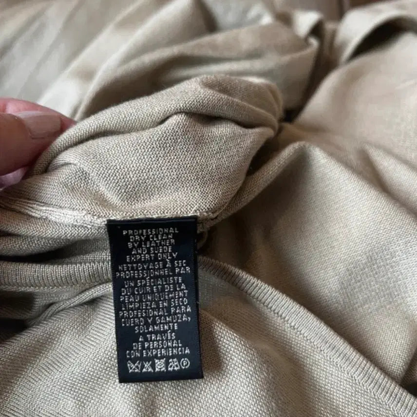 [BUNJANG] Ralph Lauren Beige Buckle Long Wrap Dress / 랄프 로렌 랩 원피스