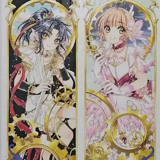 [BUNJANG] CLAMP Exhibition Card Cover Sticker (Sakura &amp; Ashura) Sealed / CLAMP 클램프전 카드커버 스티커(사쿠라 아수라) 미개봉