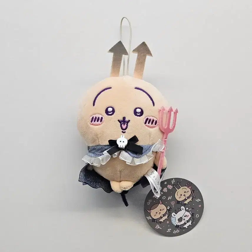 [BUNJANG] Chikawa Devil Usagi Plush Mascot Keychain / 미사용 새상품) 악마 치이카와 우사기 누이 마스코트 인형 키링
