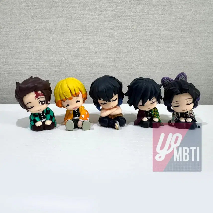 [BUNJANG] T-ARTS Demon Slayer: Kimetsu no Yaiba Kubuki 3 5-Figure Set / [정품 새것] 귀멸의 칼날 꾸벅3 5종 세트 : 캡슐토이 가챠