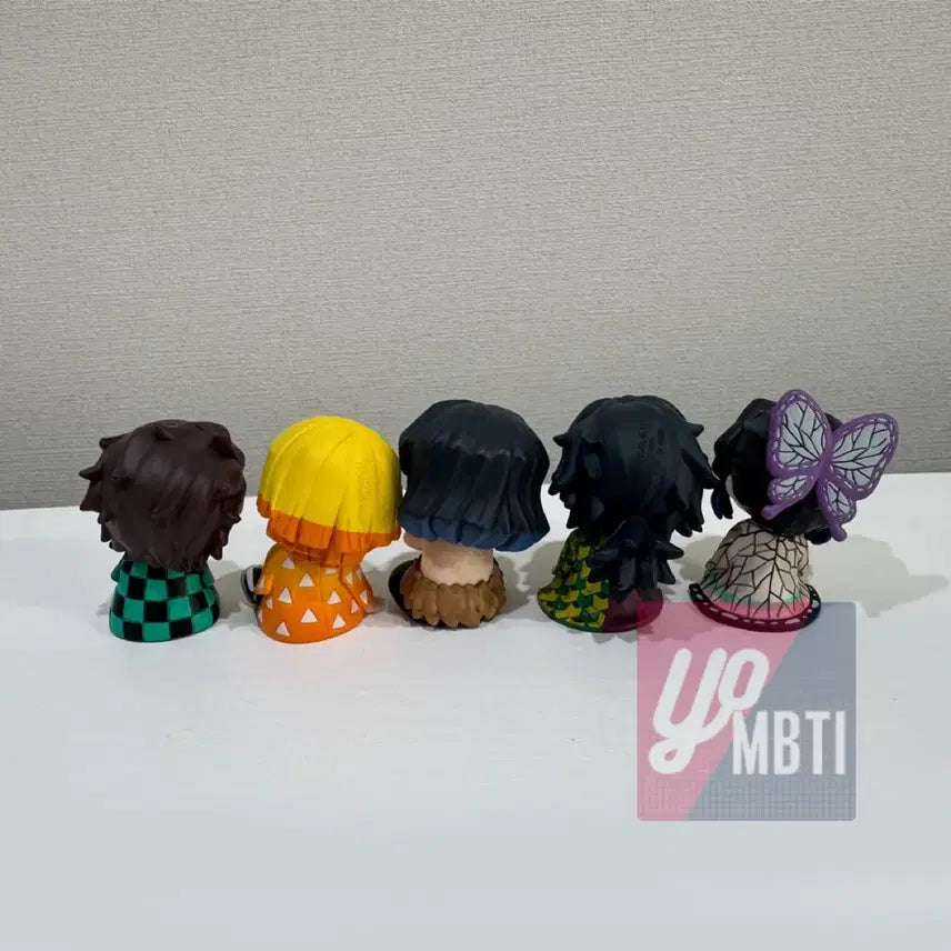 [BUNJANG] T-ARTS Demon Slayer: Kimetsu no Yaiba Kubuki 3 5-Figure Set / [정품 새것] 귀멸의 칼날 꾸벅3 5종 세트 : 캡슐토이 가챠