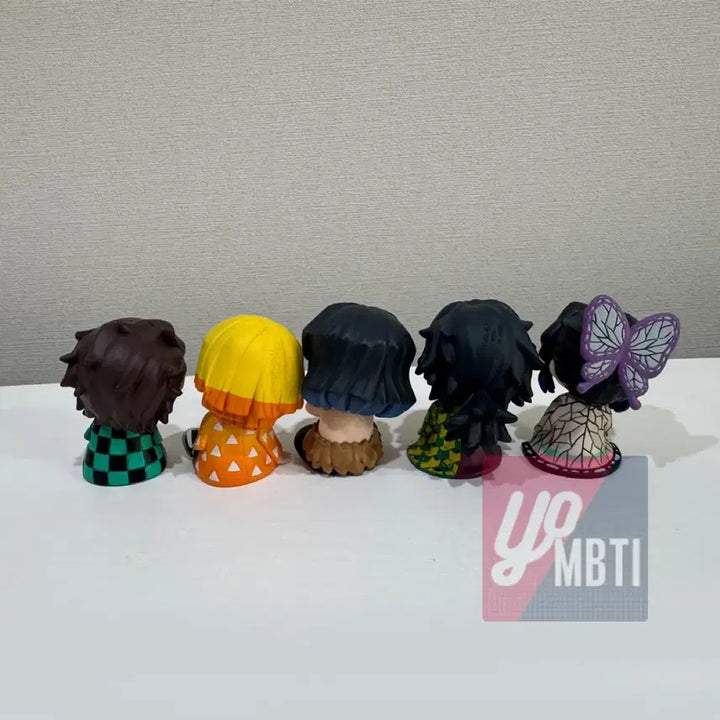 [BUNJANG] T-ARTS Demon Slayer: Kimetsu no Yaiba Kubuki 3 5-Figure Set / [정품 새것] 귀멸의 칼날 꾸벅3 5종 세트 : 캡슐토이 가챠