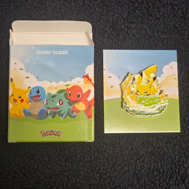 [BUNJANG] Isaac Toast Pokémon Collaboration Pikachu Badge / 이삭토스트 포켓몬스터 콜라보 포켓몬 뱃지 피카츄