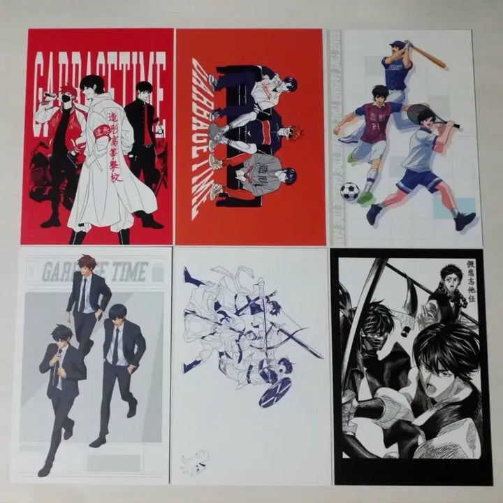 [BUNJANG] Garbage Time Bundle Set Postcards / 일괄)가비지타임 갑타 공식 비공식 엽서