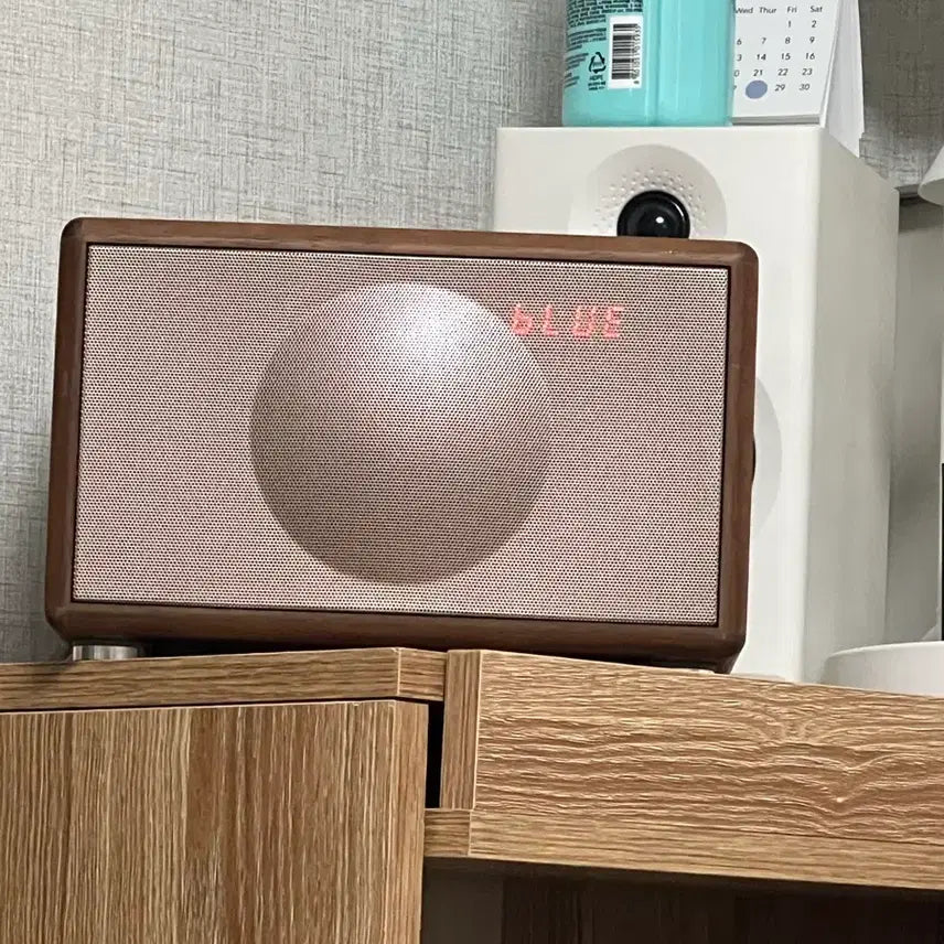 [BUNJANG] Geneva S Walnut Bluetooth Speaker / 제네바 S 월넛 블루투스 스피커
