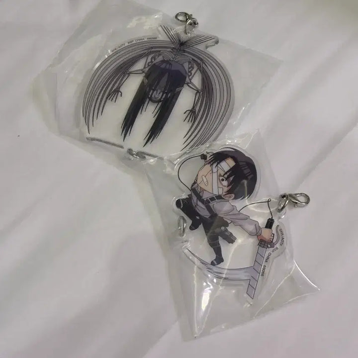 [BUNJANG] Attack on Titan Ichiban Kuji Prize F Eren &amp; Levi Bundle Set / 진격의거인 이치방쿠지 F상 에렌 리바이 일괄