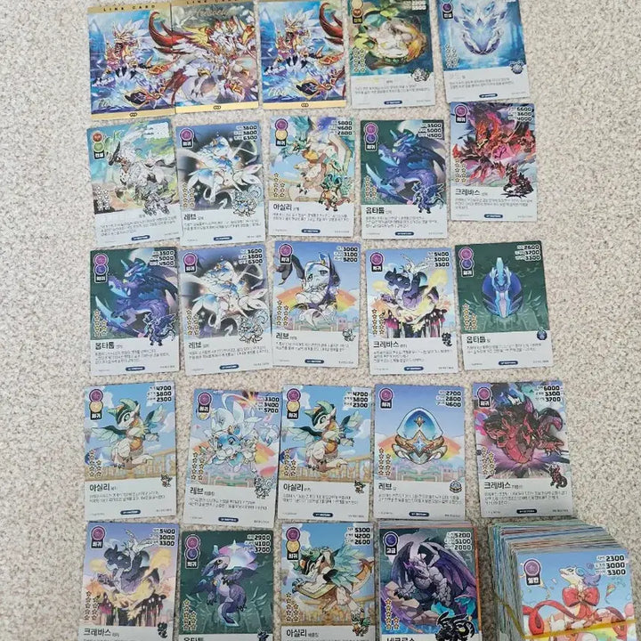 [BUNJANG] Dragon Village Card Collection (Guardian Dragon/Awakened/Limited Edition 2013-2016) / 드래곤빌리지 카드 다수의 수호드래곤/각성/한정/2013~2016 카드모음