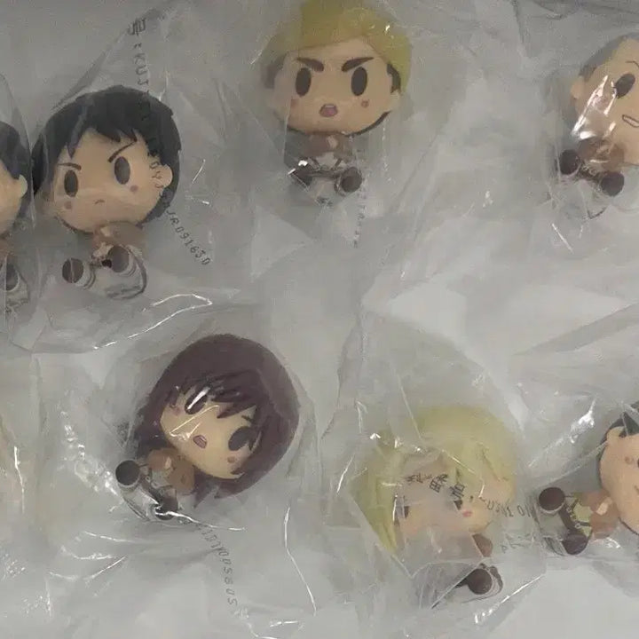 [BUNJANG] Attack on Titan Chokonokko G Prize Complete Set of 8 Figures / [미개봉] 진격의거인 진격거 G상 초코노코 전8종 일괄 전종