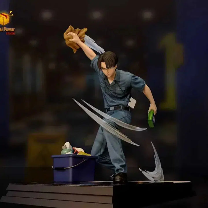 [BUNJANG] MP Schoolcast Attack on Titan Levi Resin Figure (Sealed) / [미개봉] MP 스쿨카스트 진격의거인 리바이 레진 피규어