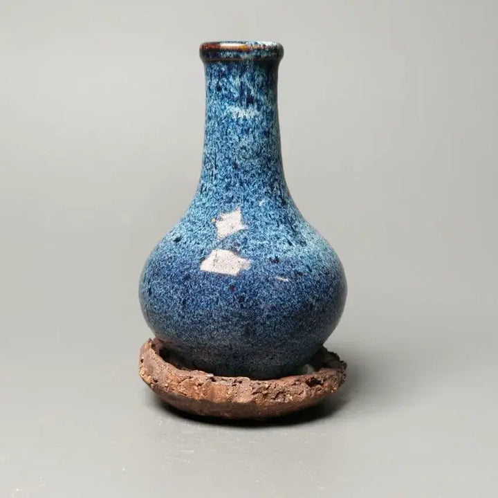 [BUNJANG] Geum Song Dae Celadon Porcelain Small Vase with Kiln Spur / 금송대 갑발이 붙은 군요자기 소호병 중국도자기 골동품 고미술품 수집품