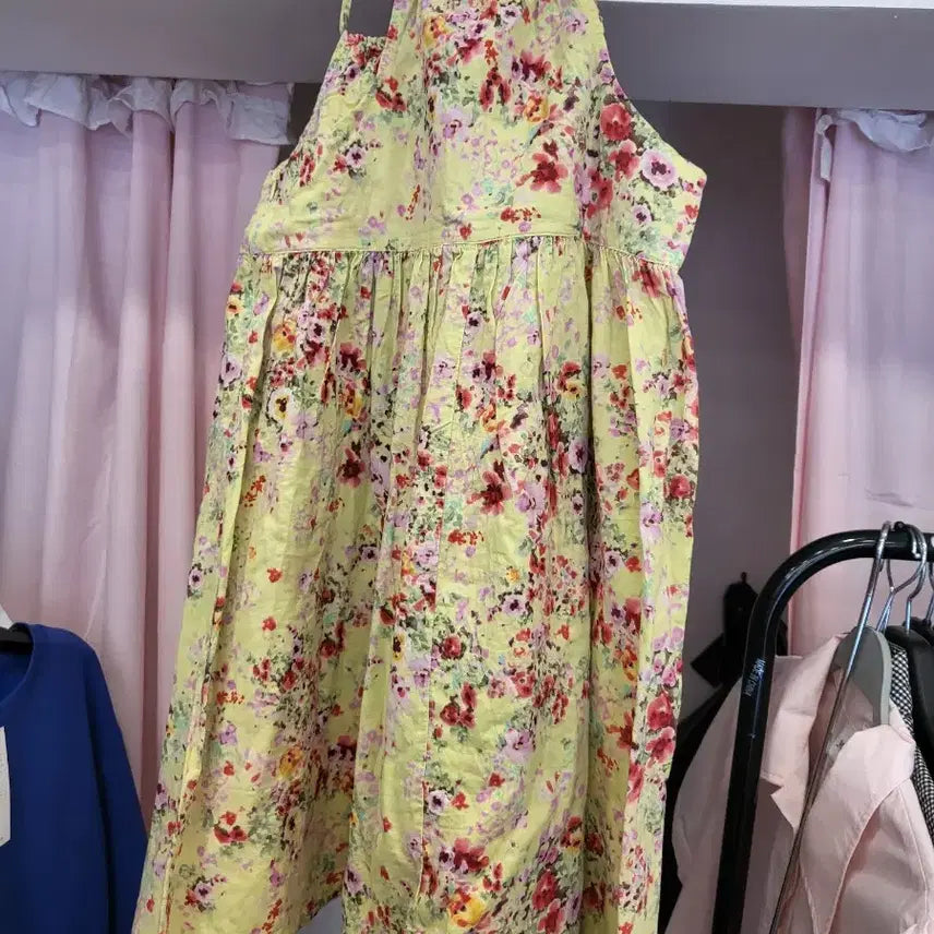 [BUNJANG] Benetton Junior Floral Pattern Dress / 베네통 원피스 쥬니어꽃무늬