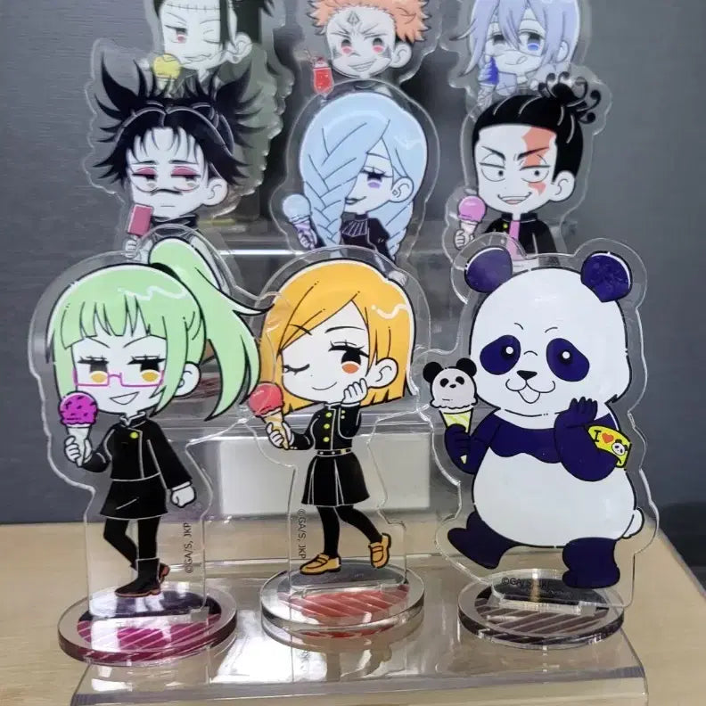 [BUNJANG] Jujutsu Kaisen Ice Cream Acrylic Standee Bundle Set / 주술회전 아이스크림 아크릴 일괄 판매