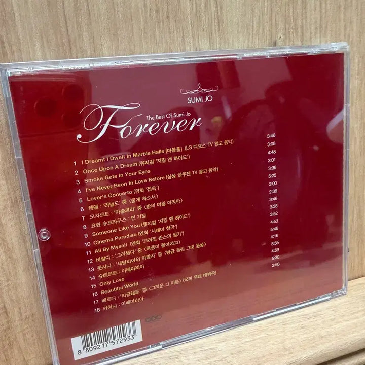 [BUNJANG] Sumi Jo Best Album Forever (2008) CD / 조수미 Best - forever(2008) / CD