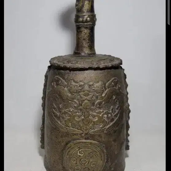[BUNJANG] Double Phoenix Hand-cast Bronze Bell / 쌍봉황 손종