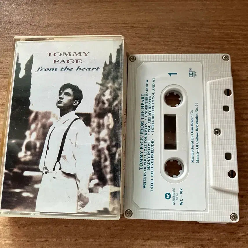 [BUNJANG] Tami Page from the heart Cassette Tape Album / 타미 페이지 앨범 from the heart 카세트 테이프