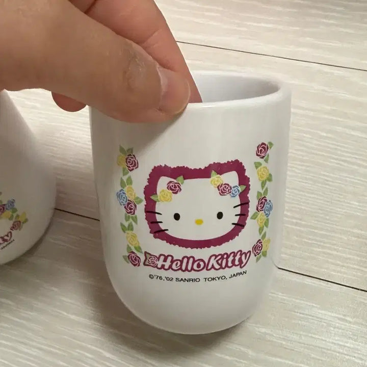 [BUNJANG] Classic Rose Kitty Cup Set / (새상품) 고전 장미키티 컵세트