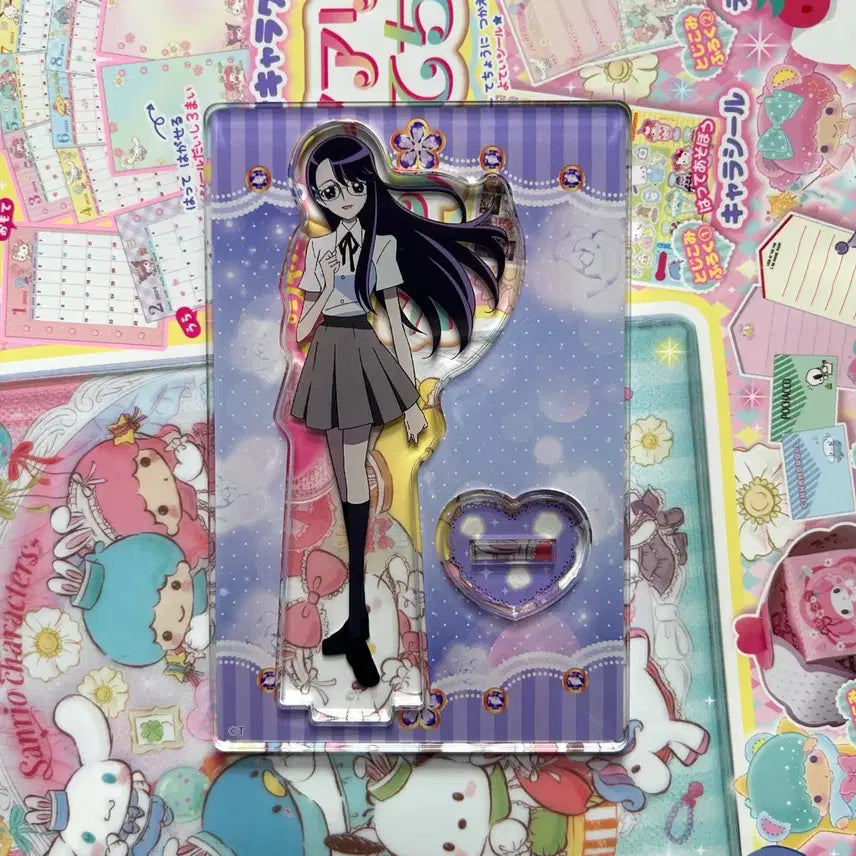 [BUNJANG] Heartcatch Precure Cure Moonlight Moonshee Class Uniform Bourgeoisie Acrylic Stand / 하트캐치 프리큐어 큐어 문라이트 문채희 교복 부르주아 아크릴 스탠드