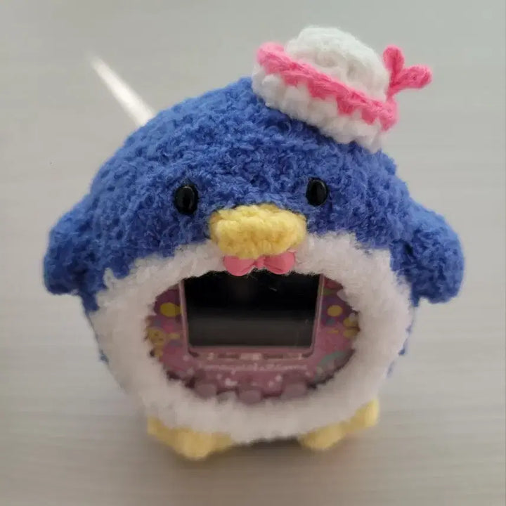 [BUNJANG] Tamagotchi Tuxedo Cat Case / 다마고치 턱시도샘 케이스