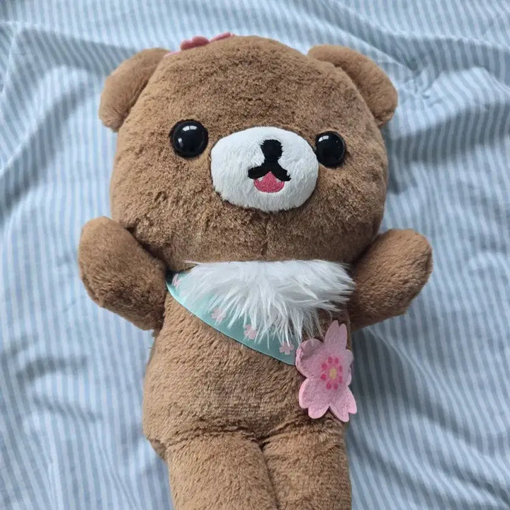 [BUNJANG] Sakura Rilakkuma Kuji Koguma Last Prize Plush Doll / [고전] 사쿠라 리락쿠마 쿠지 차이로이코구마 코구마