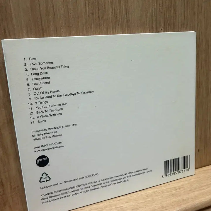 [BUNJANG] Jason Mraz Yes! CD / 제이슨므라즈 - Yes! (2014) / CD