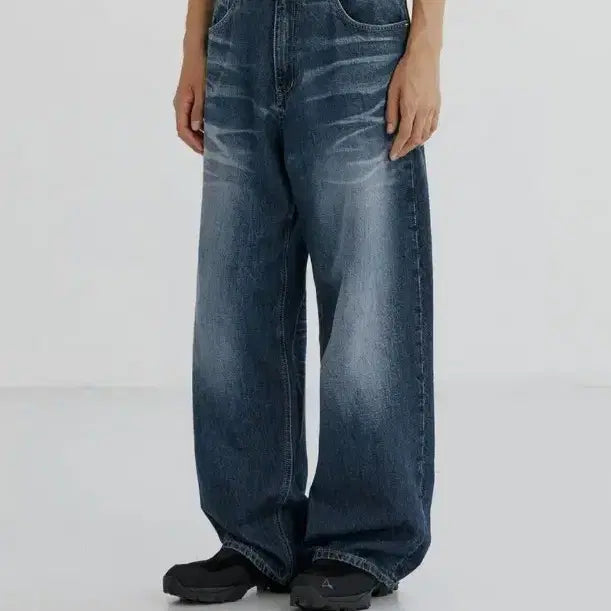 [BUNJANG] Branded 1701 Indigo Warrior Max Wide Straight Jeans / 1701 INDIGO WARRIOR JEANS