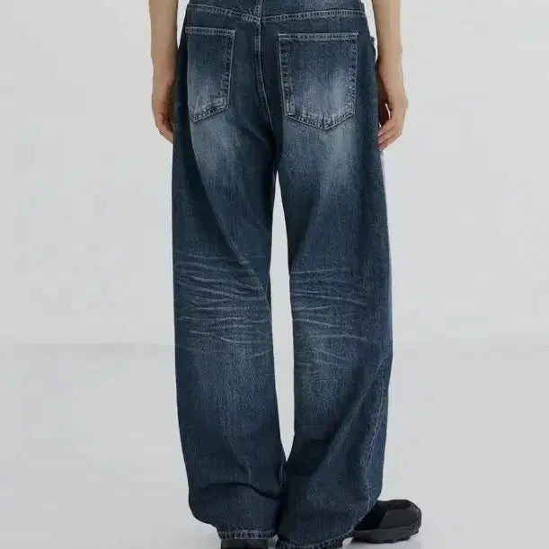 [BUNJANG] Branded 1701 Indigo Warrior Max Wide Straight Jeans / 1701 INDIGO WARRIOR JEANS