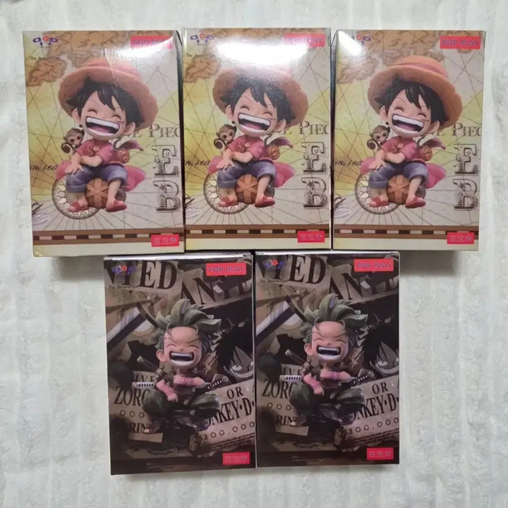 [BUNJANG] One Piece 5-Figure Bundle Set / 원피스 피규어 5종일괄