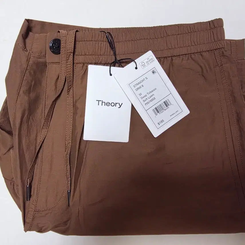[BUNJANG] Theory Soft Lawn Drawstring Shorts Tobacco / 띠어리 Soft Lawn 드로스트링 쇼츠  32  정가 36만원 토바코