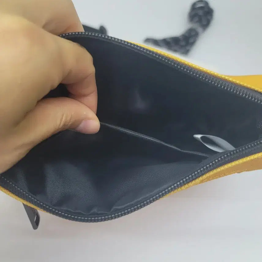 [BUNJANG] Yellow Fabric Crossbody Bag / (새상품) 옐로우 패브릭 크로스백