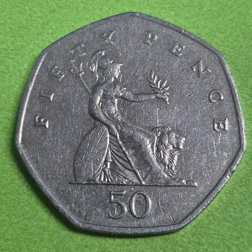 [BUNJANG] 1998 United Kingdom 50 Pence Coin / 1998 영국 50펜스 동전 M3215