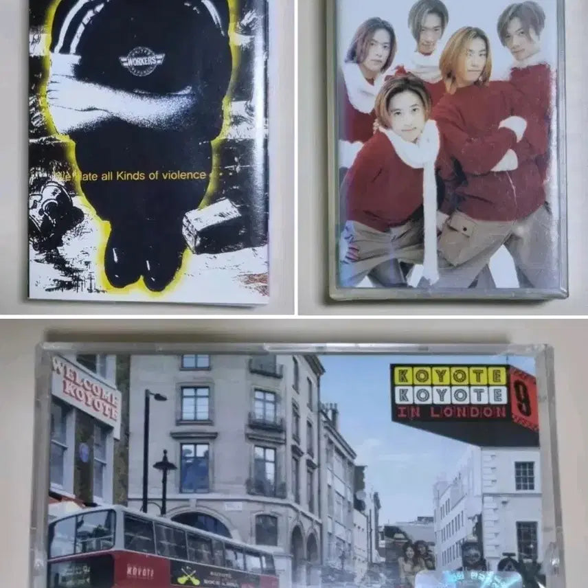 [BUNJANG] H.O.T. NRG Koyote Cassette Tape Set / 안전결제 3장 H.O.T NRG 코요태 (카세트테이프)