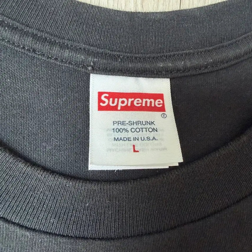 [BUNJANG] Supreme Mont Blanc T-Shirt Black 23FW / [L]슈프림 몽 블랑 티셔츠 블랙 23FW