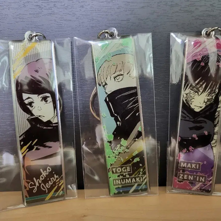 [BUNJANG] Jujutsu Kaisen Art Exhibition Metal Keyring Bundle Set (Sealed) / 미개봉) 주술회전 원화전 메탈키링 일괄