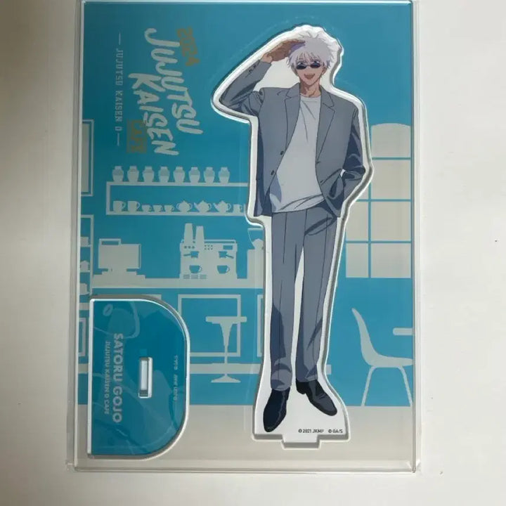 [BUNJANG] Jujutsu Kaisen Satoru Gojo Acrylic Stand 2024 Jujutsu Cafe / 주술회전 고죠 사토루 아크릴 스탠드 2024 카페 쥬쥬카페