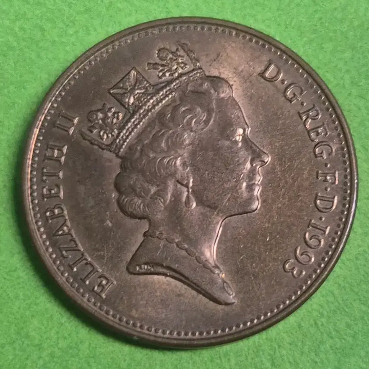 [BUNJANG] 1993 United Kingdom 2 Pence Coin / 1993 영국 2펜스 동전 M3226