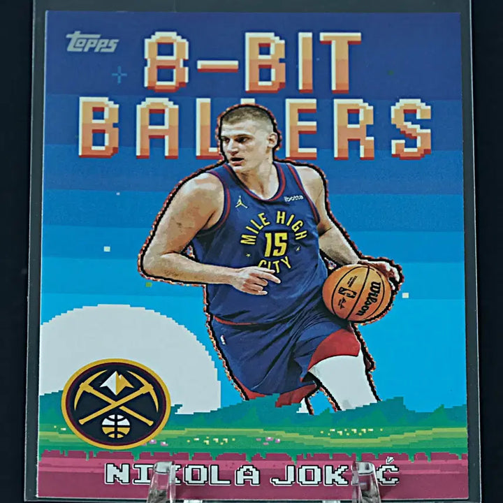 [BUNJANG] Nikola Jokic Trading Cards Lot (1 Holiday Variation SSP, 1 8-Bit Player) / 니콜라 요키치 카드 2장 Lot (SSP 1장 포함)