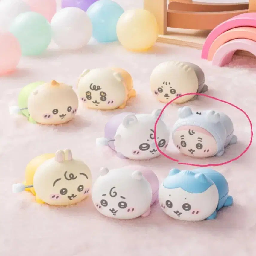 [BUNJANG] Baby Chiikawa Wind-up Moving Figure Toy - Kani / [미사용] 베이비 치이카와 먼작귀 태엽 움직이는 피규어 장난감-카니