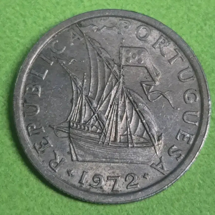 [BUNJANG] 1972 Portugal 2.5 Escudo Coin / 1972 포르투갈 2.5 에스쿠도 동전 M3235