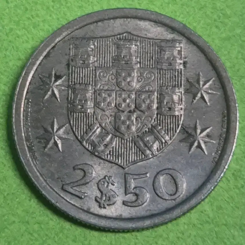 [BUNJANG] 1972 Portugal 2.5 Escudo Coin / 1972 포르투갈 2.5 에스쿠도 동전 M3235