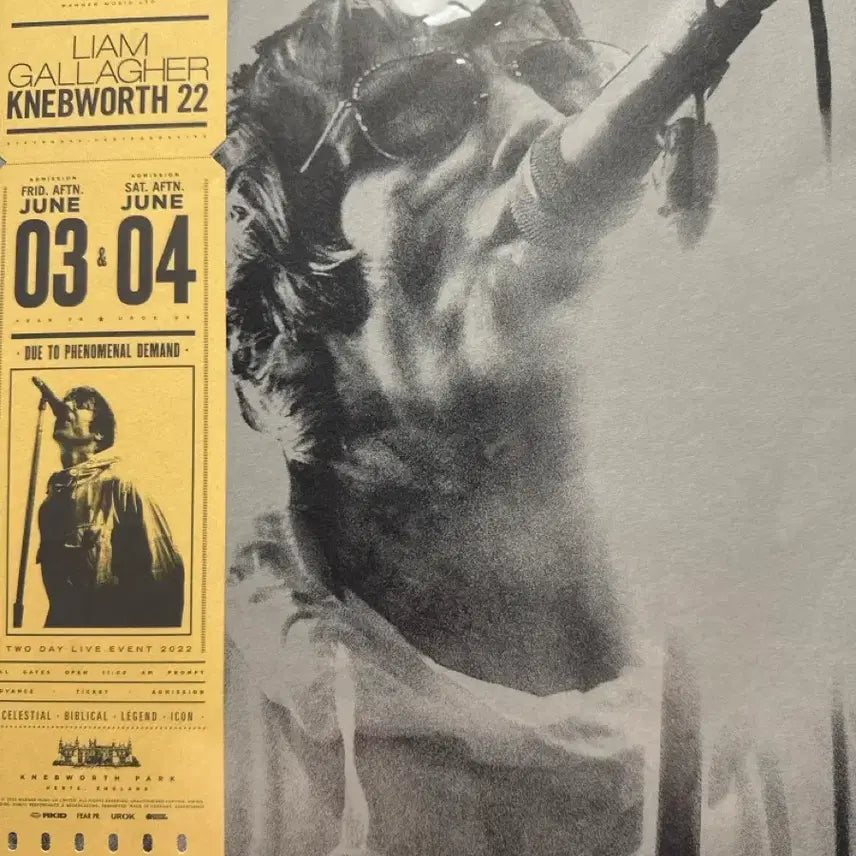 [SOLD OUT] 리암 갤러거 Knebworth 라이브 LP 바이닐 옐로우반