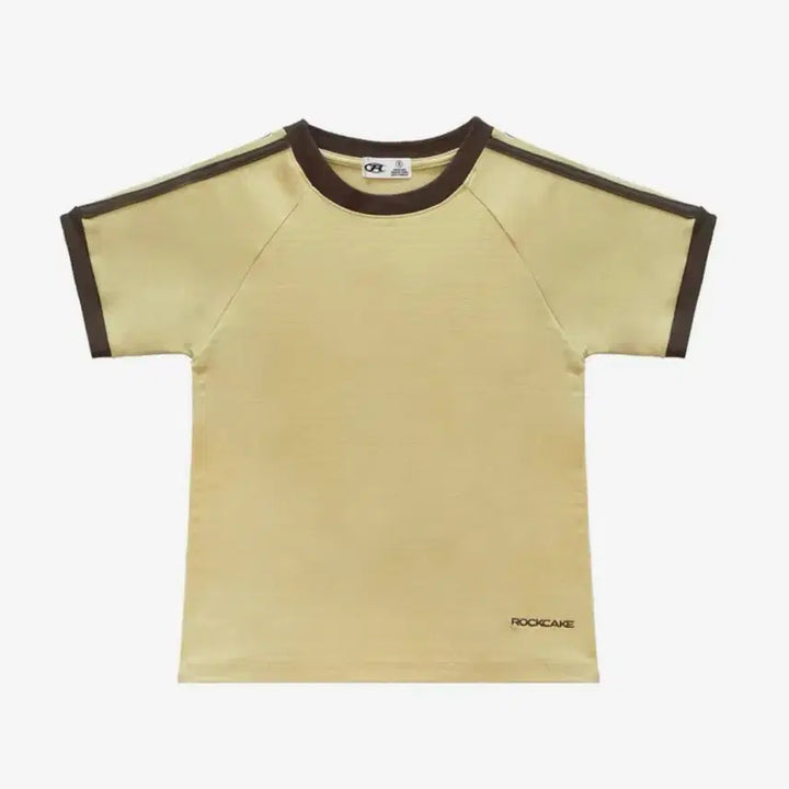 [BUNJANG] Locke Cake Back Point Semi Crop Short Sleeve T-Shirt / 락케이크 백포인트 96 세미크롭 반팔
