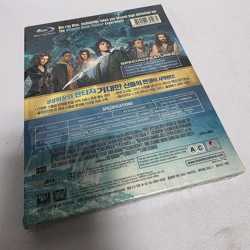 [BUNJANG] Percy Jackson &amp; The Olympians: The Lightning Thief Blu-ray / (블루레이) BD 퍼시 잭슨과 번개도둑 중고