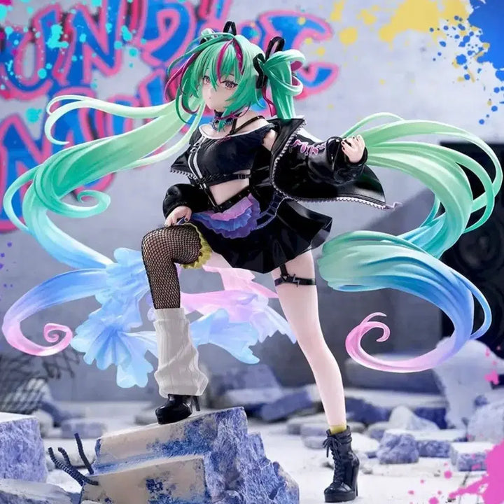 [BUNJANG] Sega Figure-ism Hatsune Miku Punk Figure (Sealed) / [미개봉]세가 피규어리즘 하츠네 미쿠 펑크 punk 피규어