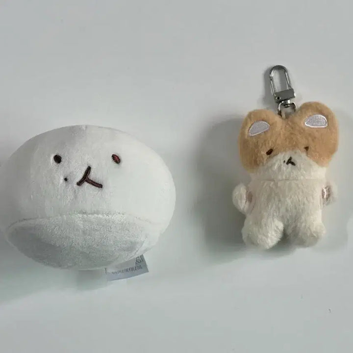 [BUNJANG] Baekhyun Fluffy Keychain &amp; Rice Cake Stress Ball / 백현 터래기 키링 / 찹쌀이 스트레스볼