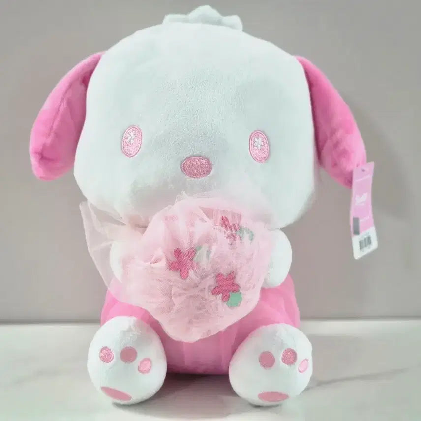[BUNJANG] Cherry Blossom Bouquet Pochacco Doll / 체리블라썸부케 포차코 인형 판매합니다
