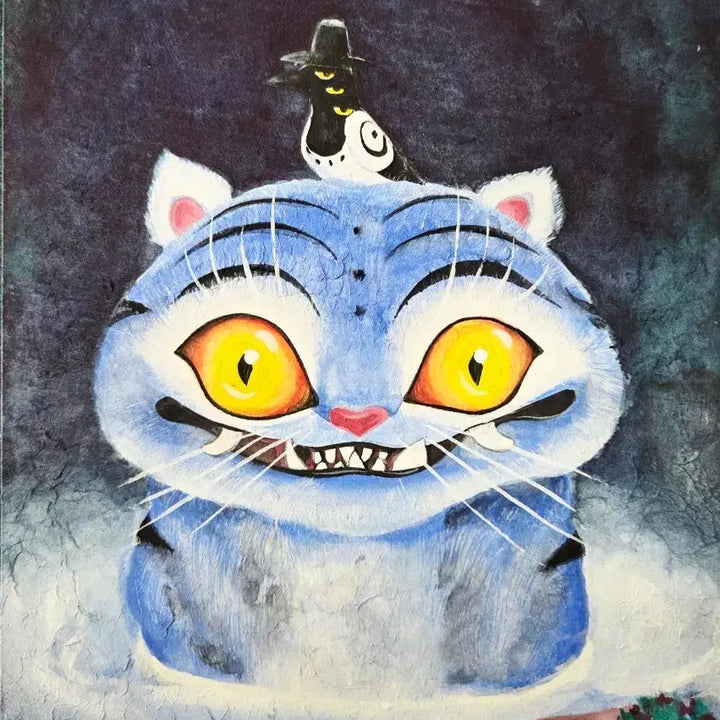[BUNJANG] Tiger and Magpie Korean Painting by Kim Min-seo / 더피 호랑이와 까치