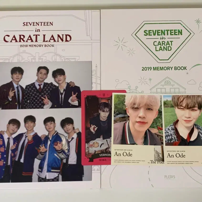 [BUNJANG] Seventeen Carat Land Memory Book 2018 2019 Bundle Set / 세븐틴 캐럿랜드 메모리북 2018 2019